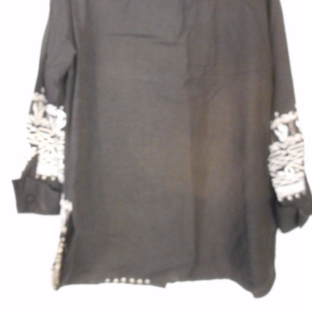 Embroidered  unlined Blazer / Jacket / Shirt - Picture 7 of 7
